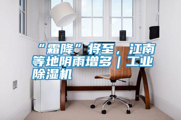 “霜降”將至,江南等地陰雨增多|工業除濕機
