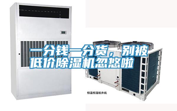 一分錢一分貨,別被低價(jià)除濕機(jī)忽悠啦