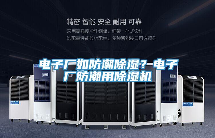 電子廠如防潮除濕?電子廠防潮用除濕機(jī)