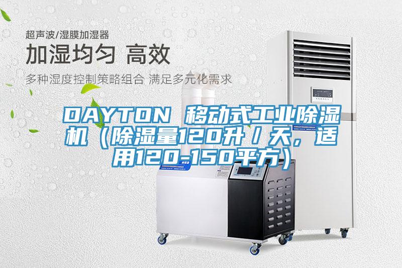 DAYTON 移動(dòng)式工業(yè)除濕機(jī)(除濕量120升/天,適用120-150平方)