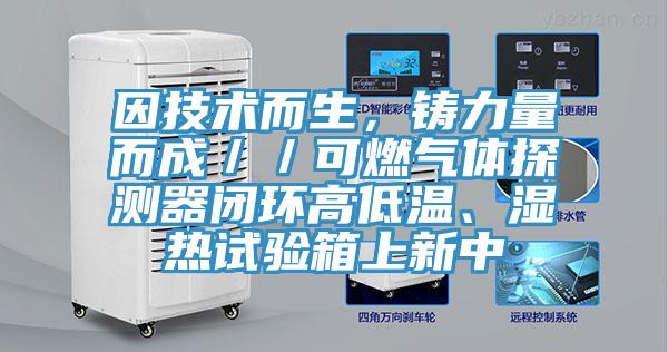 因技術而生,鑄力量而成//可燃氣體探測器閉環高低溫、濕熱試驗箱上新中