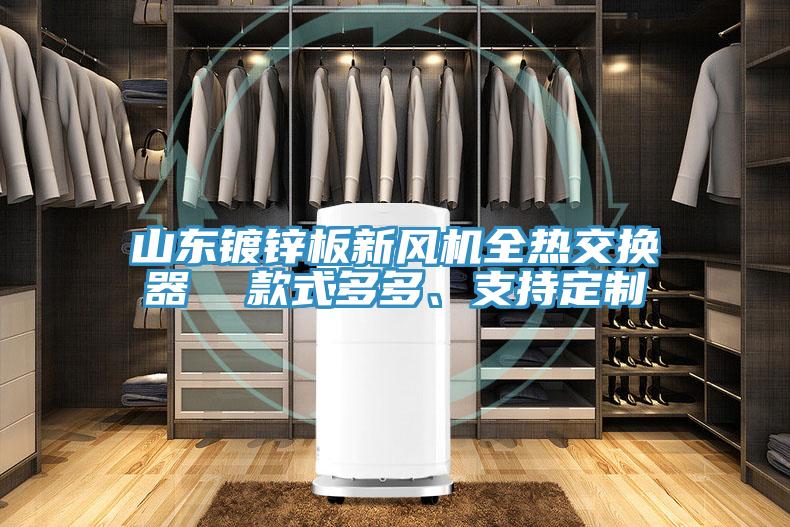 山東鍍鋅板新風機全熱交換器 款式多多、支持定制