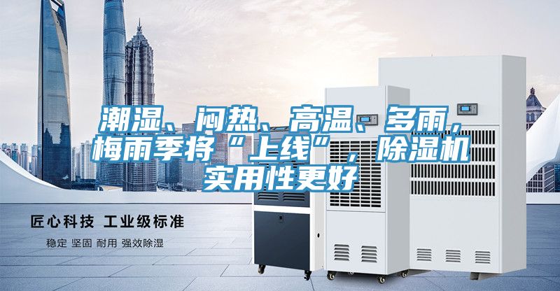 潮濕、悶熱、高溫、多雨,梅雨季將“上線”,除濕機(jī)實(shí)用性更好