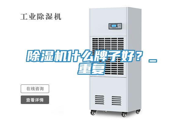 除濕機什么牌子好？_重復