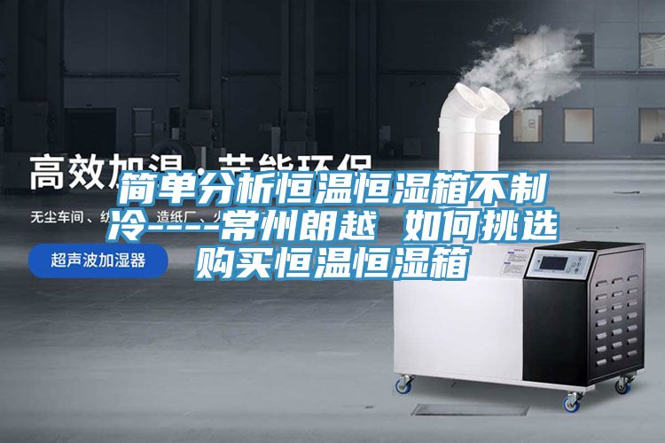 簡單分析恒溫恒濕箱不制冷----常州朗越 如何挑選購買恒溫恒濕箱