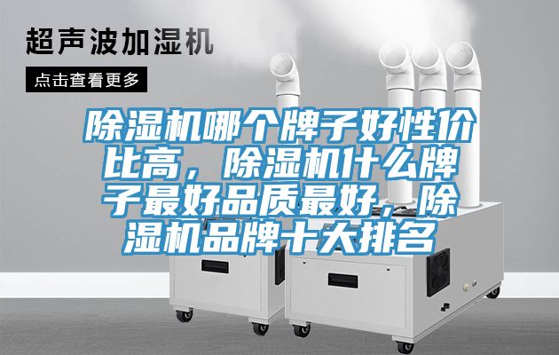除濕機哪個牌子好性價比高，除濕機什么牌子最好品質(zhì)最好，除濕機品牌十大排名